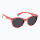 Vaikiški akiniai nuo saulės Polaroid PLD 8065/S coral/grey polarized