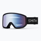 Slidinėjimo akiniai Smith Transfer black/blue sensor mirror