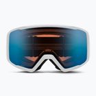 Slidinėjimo akiniai Smith Tribute S1-S2 white/photochromic blue sensor mirror