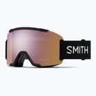 Slidinėjimo akiniai Smith Squad S2 black/chromapop everyday rose gold mirror