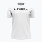 Vyriški treniruočių marškinėliai Under Armour Sliced Wordmark 60/40S white/black