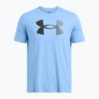 Vyriški marškinėliai Under Armour Big Logo Fill steel horizon blue/black