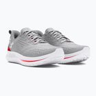 Under Armour Velociti 4 halo gray/racer red/white vyriški bėgimo bateliai