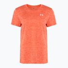 Moteriški treniruočių marškinėliai Under Armour Tech C-Twist fire/white