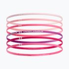 Vaikiška galvos juosta Under Armour Mini Elastic 6 pcs prime pink/white