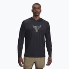 Vyriškas treniruočių džemperis Under Armour Project Rock Iso-Chill Hoody black / hyper green