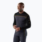 Vyriški termo marškinėliai Smartwool Classic Thermal Merino Base Layer Colorblock Crew Boxed charcoal/honey gold