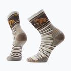 Kojinės Smartwool Hike Targeted Cushion Bear Stripe Mid Crew ash