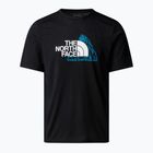 Vyriški marškinėliai The North Face Mountain Foundation Graphic black