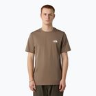 Vyriški marškinėliai The North Face Simple Dome mocha brown
