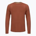 Vyriški termoaktyvūs marškinėliai ilgomis rankovėmis Smartwool Merino Sport 120 burnt sienna