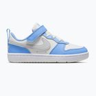Vaikiški batai Nike Court Borough Low Recraft summit white/cobalt pulse/vast grey