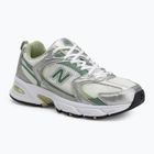 New Balance 530 sidabrinio metalo/žalios spalvos bateliai