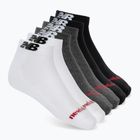 Kojinės New Balance Everyday Low Cut 6 pairs white/silver metallic