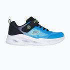 SKECHERS Meteor Lights juodi/mėlyni vaikiški batai