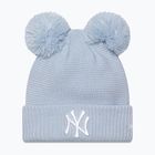 Moteriška žieminė kepurė New Era Wmns Double Pom Nyy pastel blue