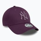 Moteriška kepuraitė su snapeliu New Era Metallic 9FORTY New York Yankees dark purple