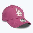 Moteriška kepuraitė su snapeliu New Era League Essential 9FORTY Los Angeles Dodgers purple