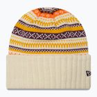 Moteriška žieminė kepurė New Era Rail Isle Cuff Knit Beanie light beige
