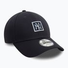Kepuraitė su snapeliu New Era Metallic Patch 9FORTY New York Yankees navy
