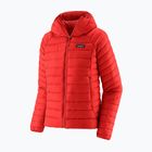 Moteriška pūsta striukė Patagonia Down Sweater Hoody sizzle red