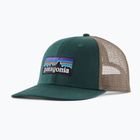 Kepurė su snapeliu Patagonia P-6 Logo Trucker cascade green