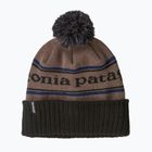 Žieminė kepurė Patagonia Powder Town park stripe: marlow brown