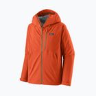 Vyriškas lietpaltis Patagonia Granite Crest Rain coal orange