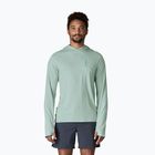 Vyriškas džemperis Patagonia Capilene Cool Sun Hoody thermal blue/thin ice x-dye