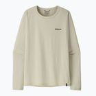 Moteriški marškinėliai ilgomis rankovėmis Patagonia Capilene Cool Daily Shirt - Boardshort Logo dyno white