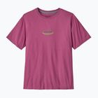 Vyriški marškinėliai Patagonia '95 Oval Logo faded magenta