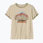 Moteriški marškinėliai Patagonia Great Waves Ringer Tee undyed natural