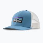 Kepurė su snapeliu Patagonia P-6 Logo Trucker shore blue