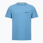 Vyriški marškinėliai Patagonia P-6 Shore blue logo