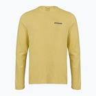 Vyriški ilgomis rankovėmis marškinėliai Patagonia Cap Cool Daily Boardshort Logo LS limestone yellow - Light Limestone yellow x-dye