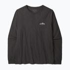 Vyriški ilgomis rankovėmis marškinėliai Patagonia Fitz Roy Foothills LS ink black