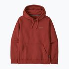 Vyriškas džemperis Patagonia Boardshort Logo Uprisal Hoody Rusty Red