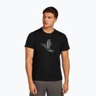 Vyriški marškinėliai icebreaker Merino 150 Tech Lite Skiing Yeti black
