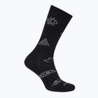 Vyriškos kojinės icebreaker Merino Ultralight Crew Camp Ess black/alloy