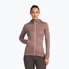 "Icebreaker" moteriška striukė su gobtuvu "Merino 260 Quantum IV Zip Hoodie summit/blush