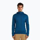 Vyriškas džemperis icebreaker Merino 260 Quantum IV Zip Hoodie atlantis