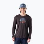 Vyriški ilgomis rankovėmis marškinėliai Smartwool First Chair Pursuit Active LS mink heather