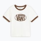 Moteriški marškinėliai Vans Center Chest Ringer Tee egret