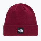 Žieminė kepurė The North Face Dock Worker Recycled Beanie burgundy crush