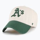 Kepuraitė su snapeliu 47 Brand MLB Oaklands Athletics Grand Stand CLEAN UP bone