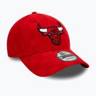 Kepuraitė su snapeliu New Era Tonal Check 9Forty Chicago Bulls red