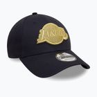 Kepuraitė su snapeliu New Era Metallic 9Forty Los Angeles Lakers navy