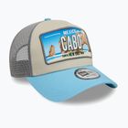 Kepuraitė su snapeliu New Era Licence Plate Los Angeles Trucker light beige
