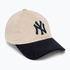 Kepuraitė su snapeliu New Era Block Cord 9Twenty New York Yankees light beige