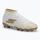 Vaikiški futbolo batai SKECHERS Skx_1.5 High Td Jr FG white/gold